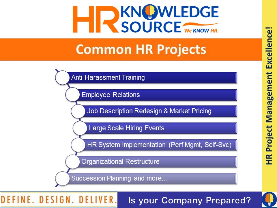 HR Knowledge Source, LLC » HR Knowledge Source (HRKS): Common HR Projects